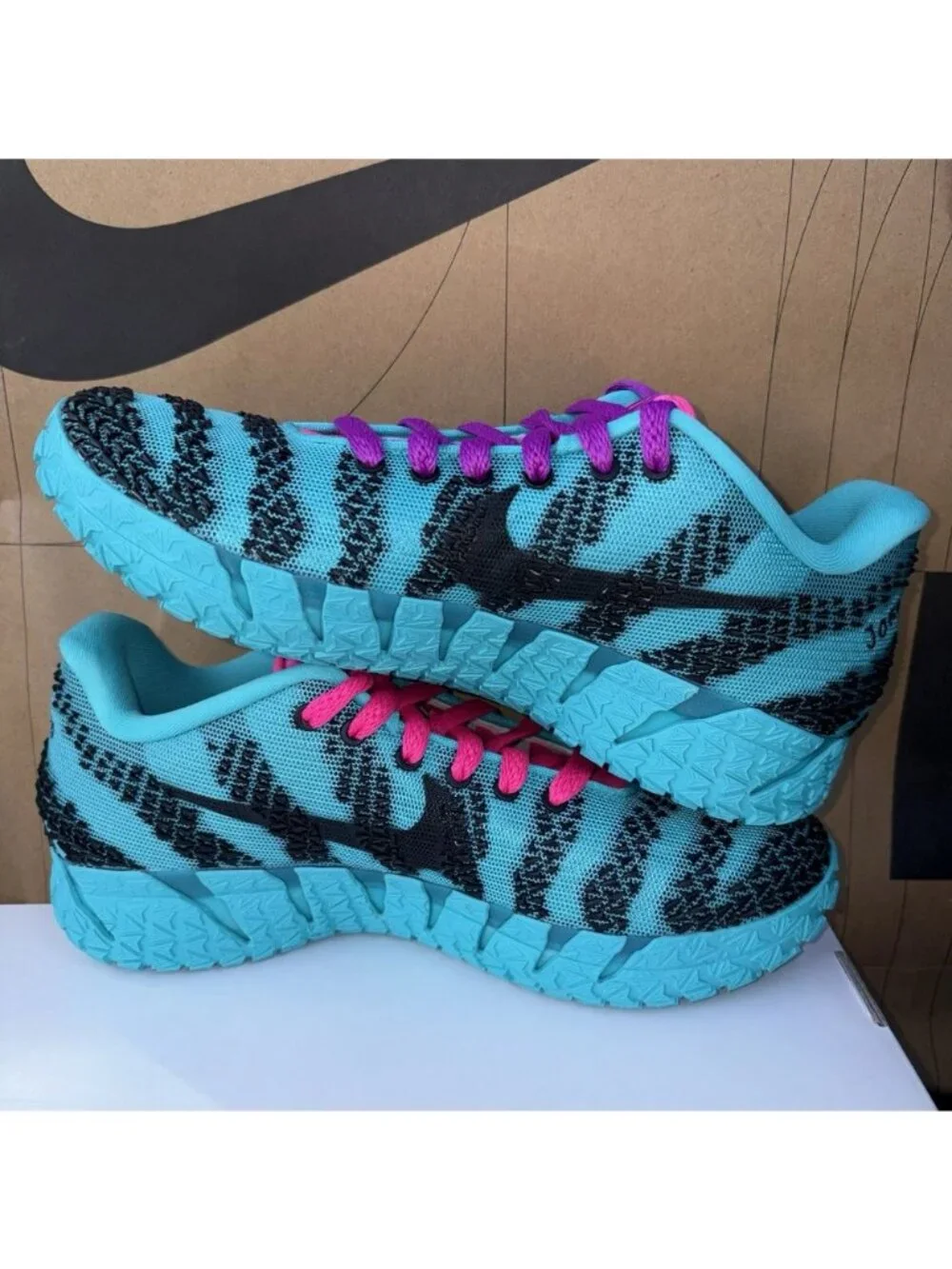 NEW Nike JA 3 Morant Blue Pink Purple IO7565-900 Men Size 5.5, Womens Size 7